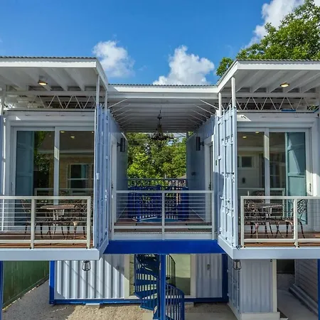 Apartamento East Downtown Micro-Luxe Container Living Pod #9 Houston Exterior foto